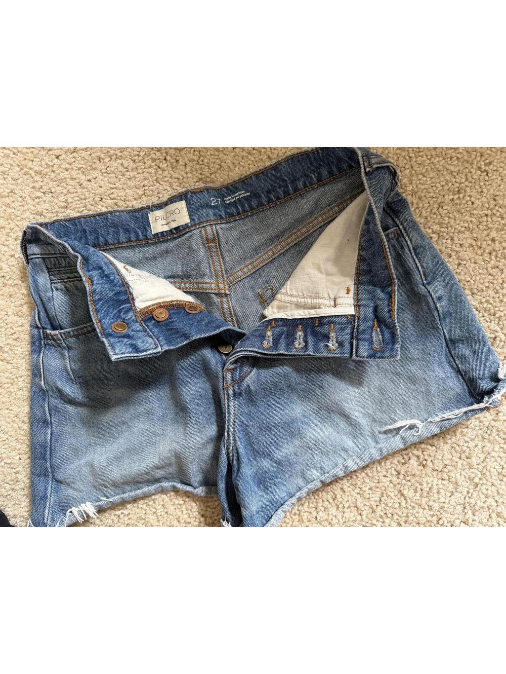 27 Pilcro Anthropologie Hidden Button Shorts